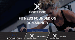 Desktop Screenshot of doubleedgefitness.com