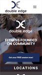 Mobile Screenshot of doubleedgefitness.com